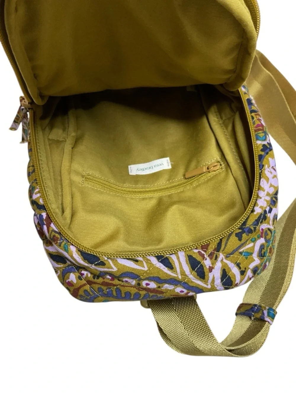 Vera Bradley Paisley Mini Backpack & Wallet Set Quilted Cotton